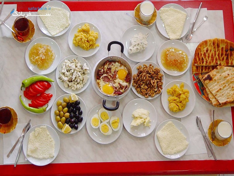 مجمع یا سینی صبحانه در صبحانه های وان ترکیه