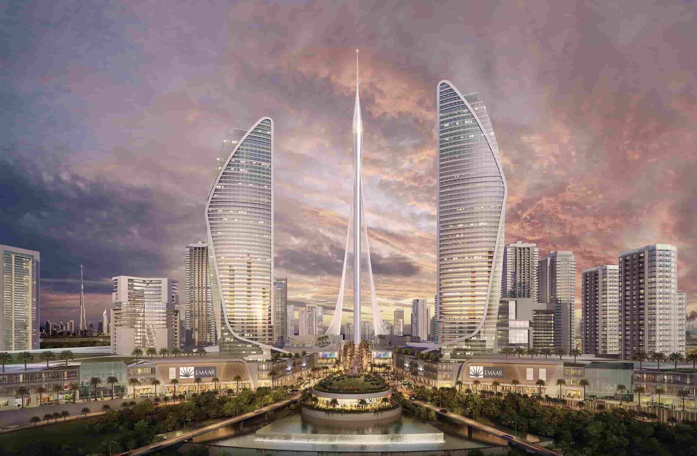 برج نظاره دبی ترکیبی از هنر و هندسه