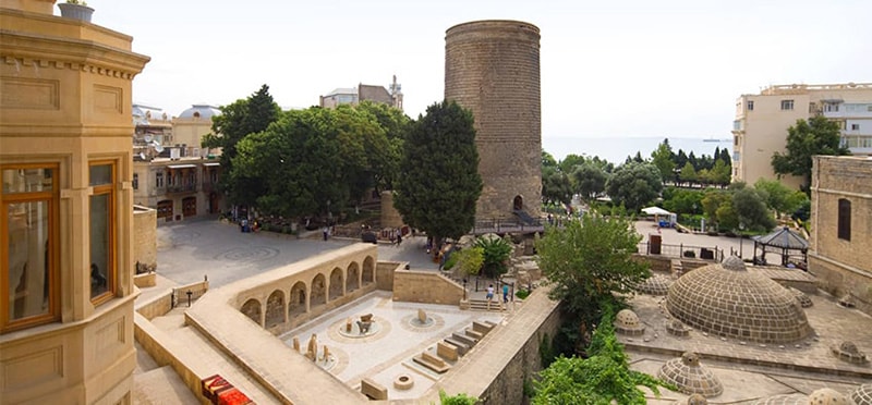 قلعه دختر باکو عبادتگاه آناهیتا و زرتشتیان
