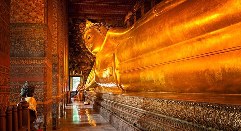 معبد بودای خوابیده در بانکوک