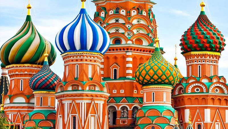 کلیسای باستل در مسکو روسیه
